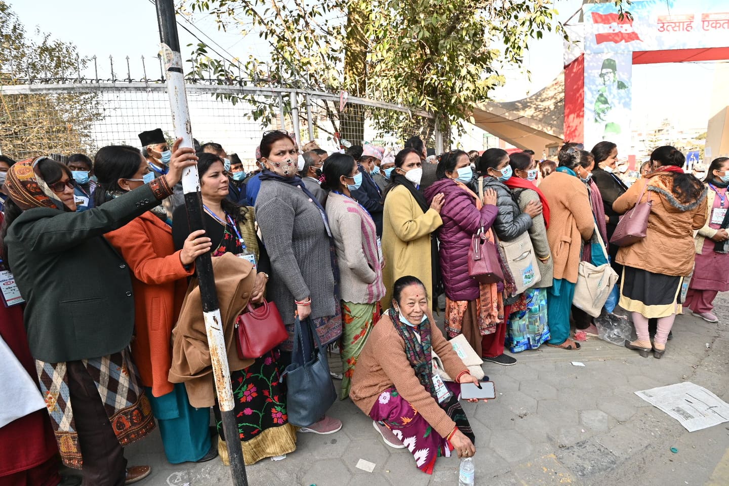 नेपाली कांग्रेसको १४ औं महाधिवेशन अन्तर्गत सभापति पदमा दोस्रो चरणको मतदान शुरु