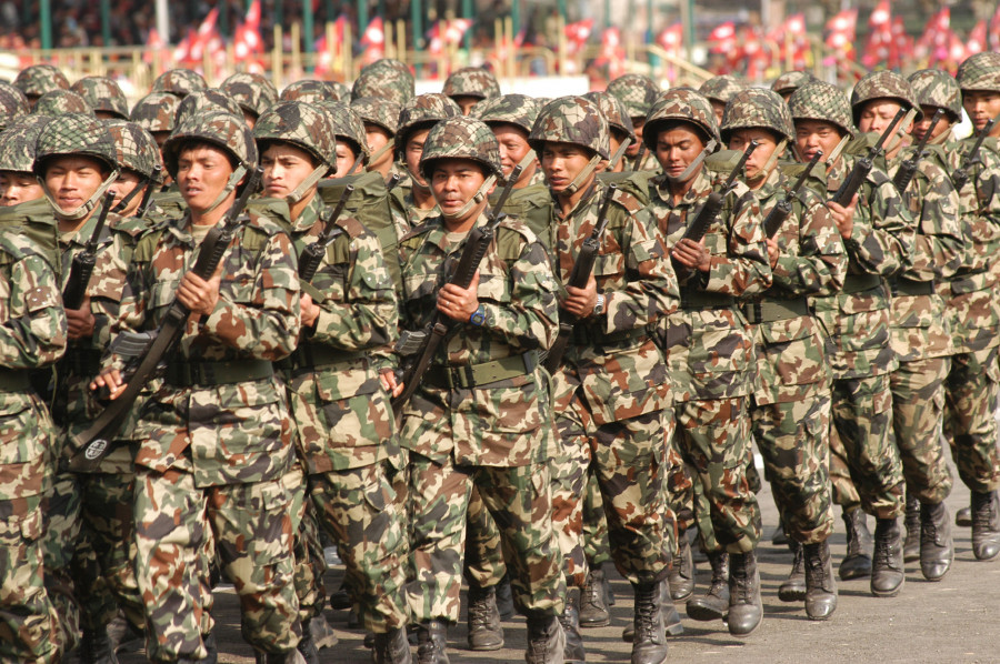 नेपाली सेनामा चार हजार पाँच सयको जागिर खुल्यो