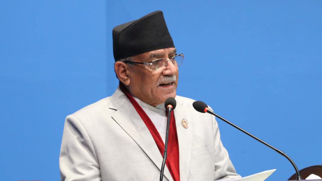 हतियार व्यवस्थापन गरेका कारण मेरो पार्टी विभाजन भयो, तर देश बच्यो : प्रचण्ड