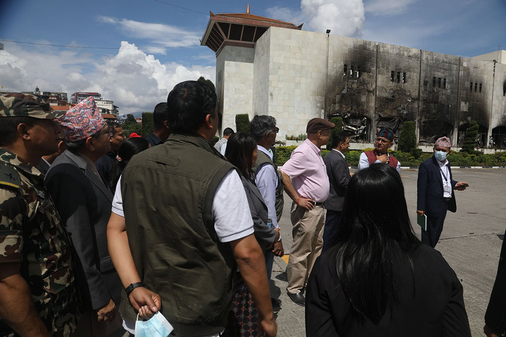 संसद विघटन गर्ने अन्तरिम सरकारको निर्णयप्रति सभामुख घिमिरेको असन्तुष्टि