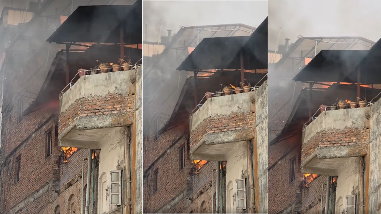 ठमेलको निर्माणाधीन रेष्टुरेन्टमा आगलागी