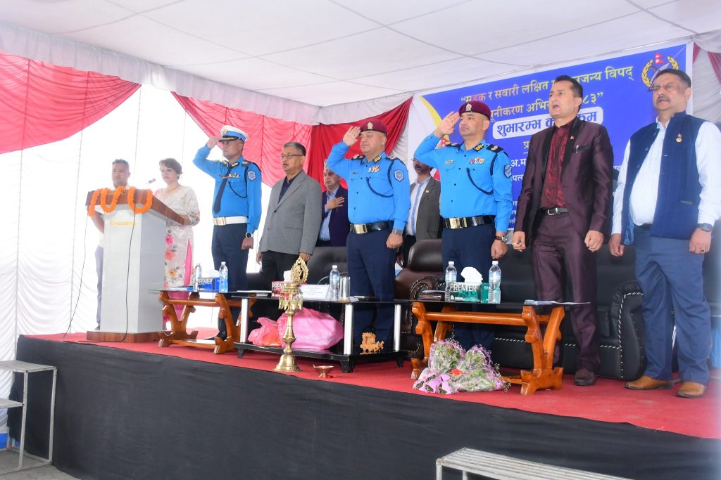 सडक र सवारी लक्षित मनसुन अभियान सुरु, नयाँ बसपार्कदेखि नागढुङ्गासम्म सहायता कक्ष
