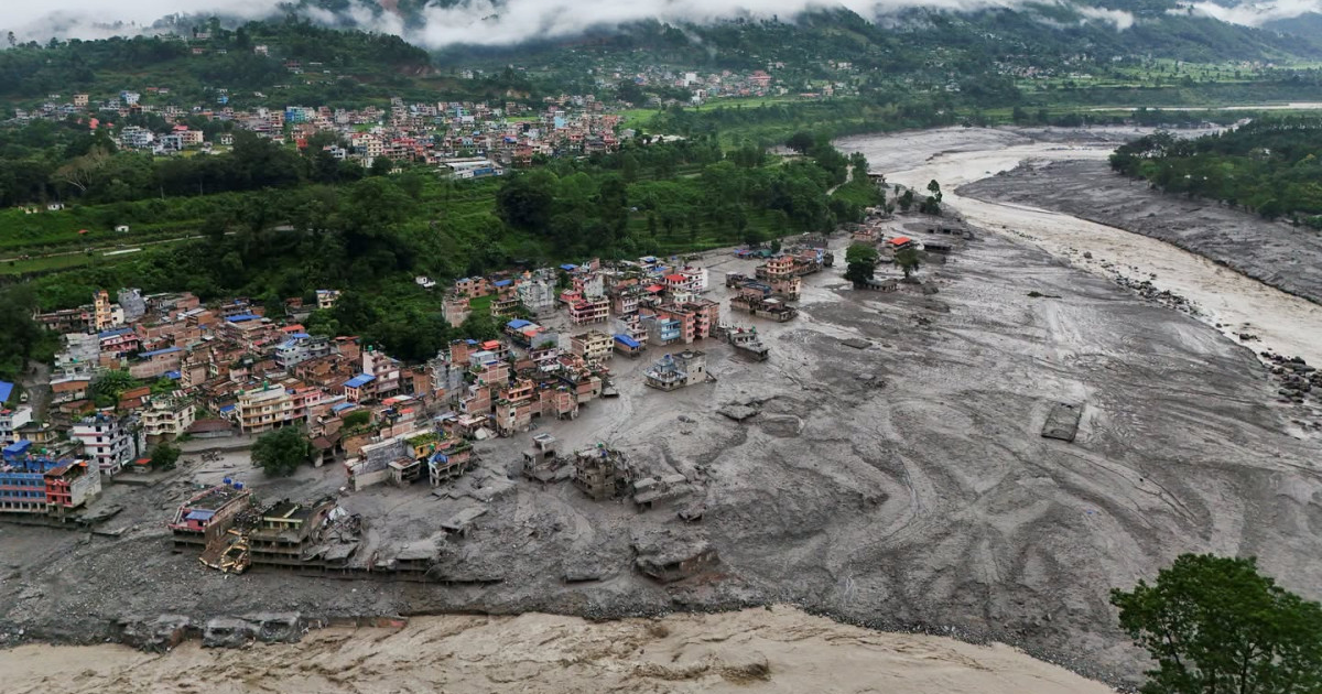 भोटेकोशी बाढीः एक हजार ४३६ शव भेटिए